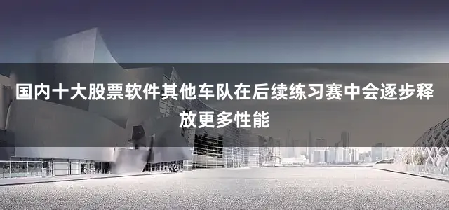 国内十大股票软件其他车队在后续练习赛中会逐步释放更多性能